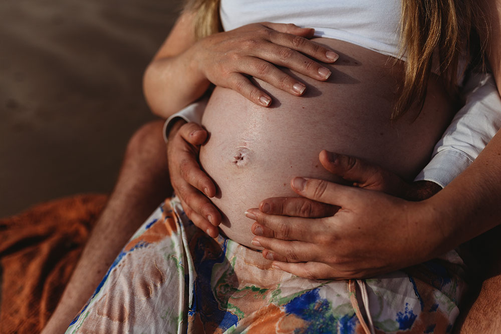Pregnancy Beach Session With Rosie & Josh~ Isle of Wight Photographer~ Ann Owen Photography